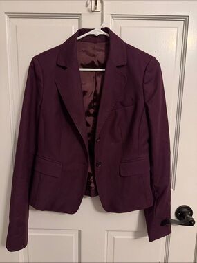 Martin + Osa Plum Notch-Lapel Blazer